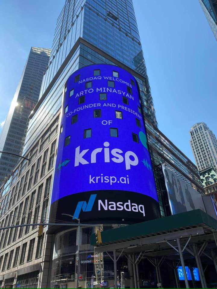 Նյու Յորքի Թայմսի հրապարակում NASDAQ-ը ներկայացրել է հայկական Krisp-ը