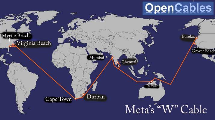 Meta-ն պատրաստվում է ընդլայնել իր «կայսրության թևերը»՝ ամբողջ աշխարհն ընդգրկող ստորջրյա մալուխների ցանց կառուցելով 1 Meta-ն պատրաստվում է ընդլայնել իր «կայսրության թևերը»՝ ամբողջ աշխարհն ընդգրկող ստորջրյա մալուխների ցանց կառուցելով