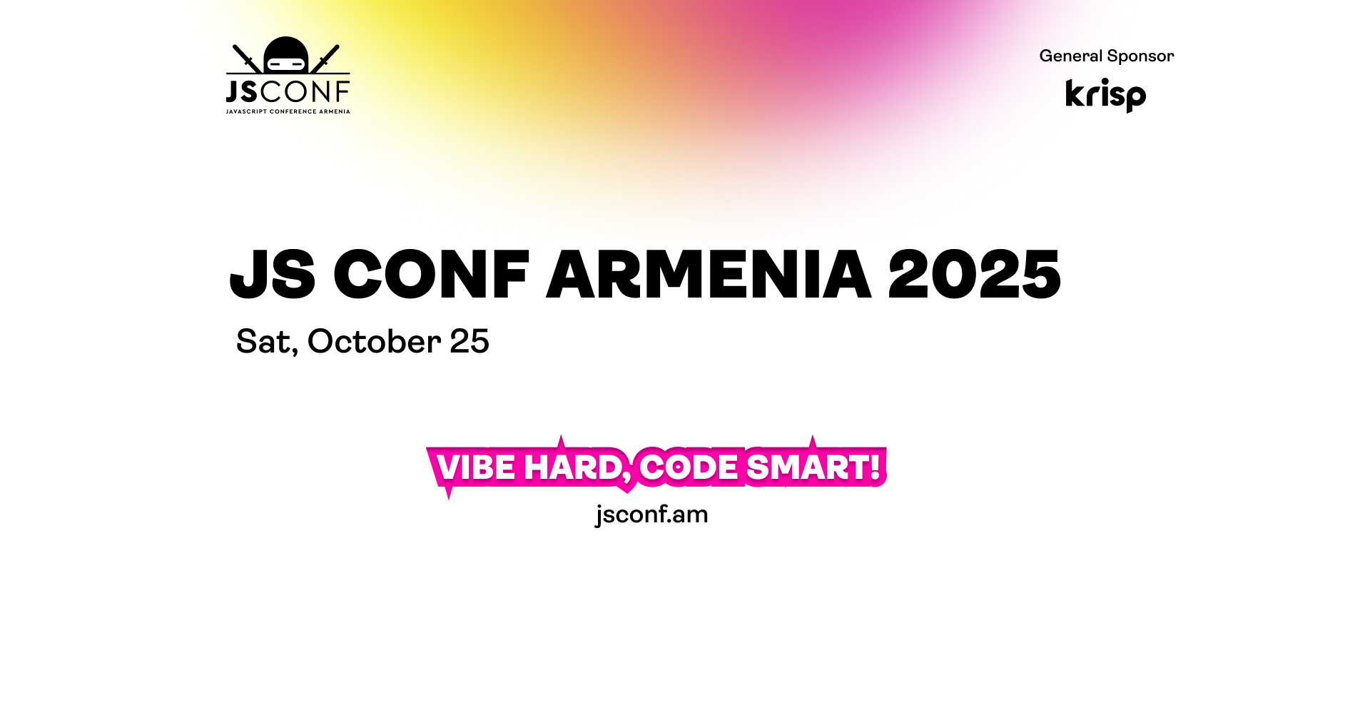 JS Conf Armenia 2025