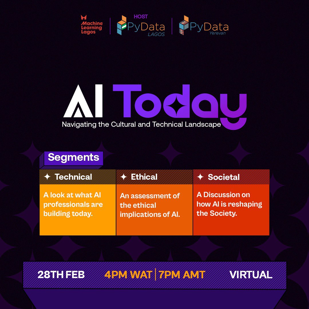 AI Today․ PyData Yerevan x PyData Lagos