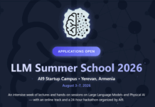 Բաց են LLM Summer School 2026-ի հայտերը․ դիմումների ընդունման վերջնաժամկետը մոտենում է
