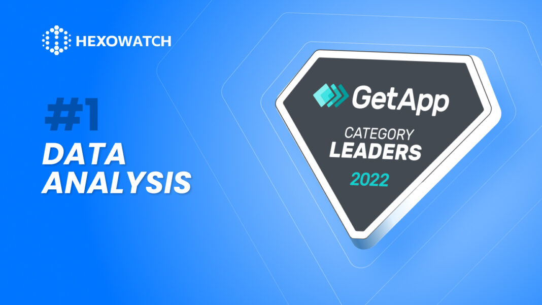 Hexowatch-ը առաջինն է GetApp 2022 տվյալների վերլուծության հավելվածների վարկանիշում