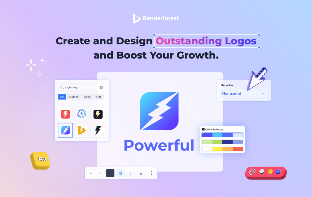 Renderforest-ի լոգոների ստեղծման նոր գործիքը Product Hunt-ում է