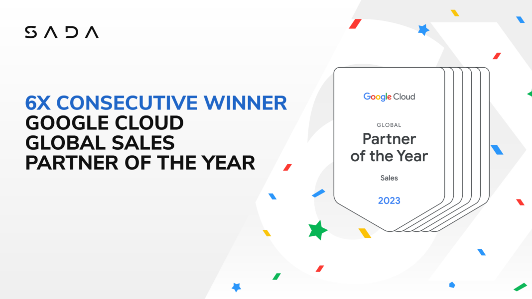 SADA-ն ճանաչվել է Google Cloud-ի 2023 թ. Համաշխարհային վաճառքի տարվա գործընկեր 