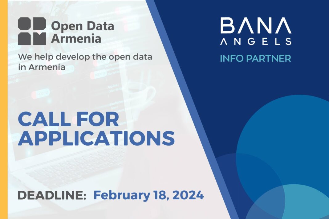 Open Data Armenia-ն հայտարարում է մրցույթ 2 անվանակարգերում