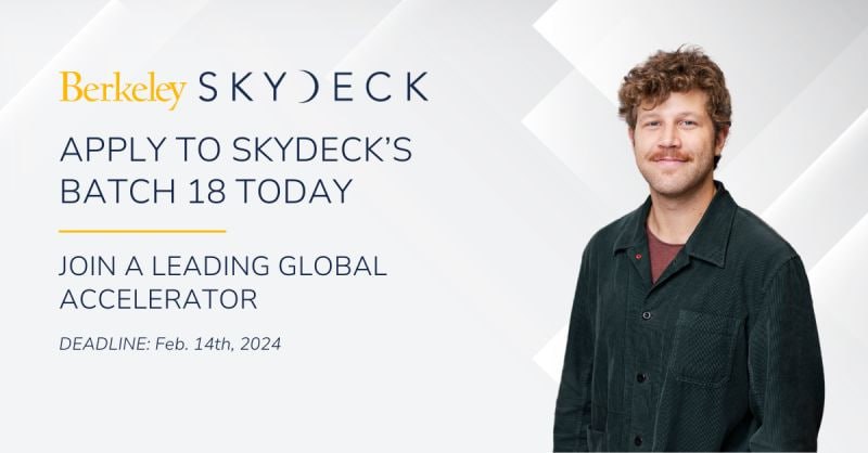 Berkeley SkyDeck աքսելերատորն ընդունում է հայտեր