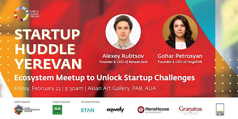 Կկայանա հերթական Startup Huddle Yerevan-ը