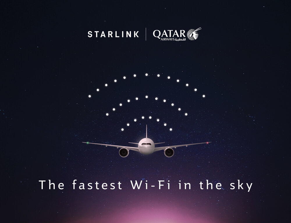 Starlink արբանյակներն առաջին անգամ Wi-Fi-ով են ապահովել Boeing 777 ինքնաթիռը